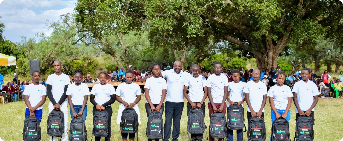 Wahome Foundation team members together outdoors