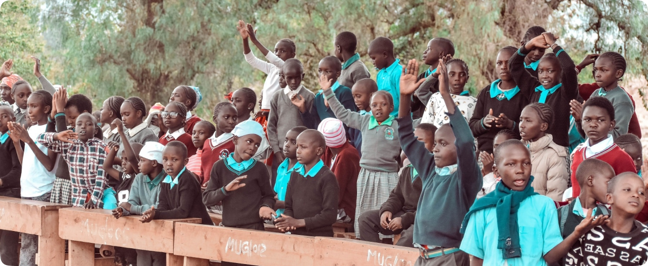 Children supported by Wahome Foundation