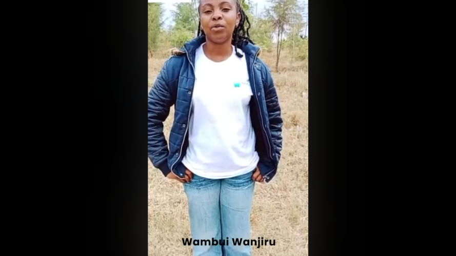 Student supported by Wahome Foundation