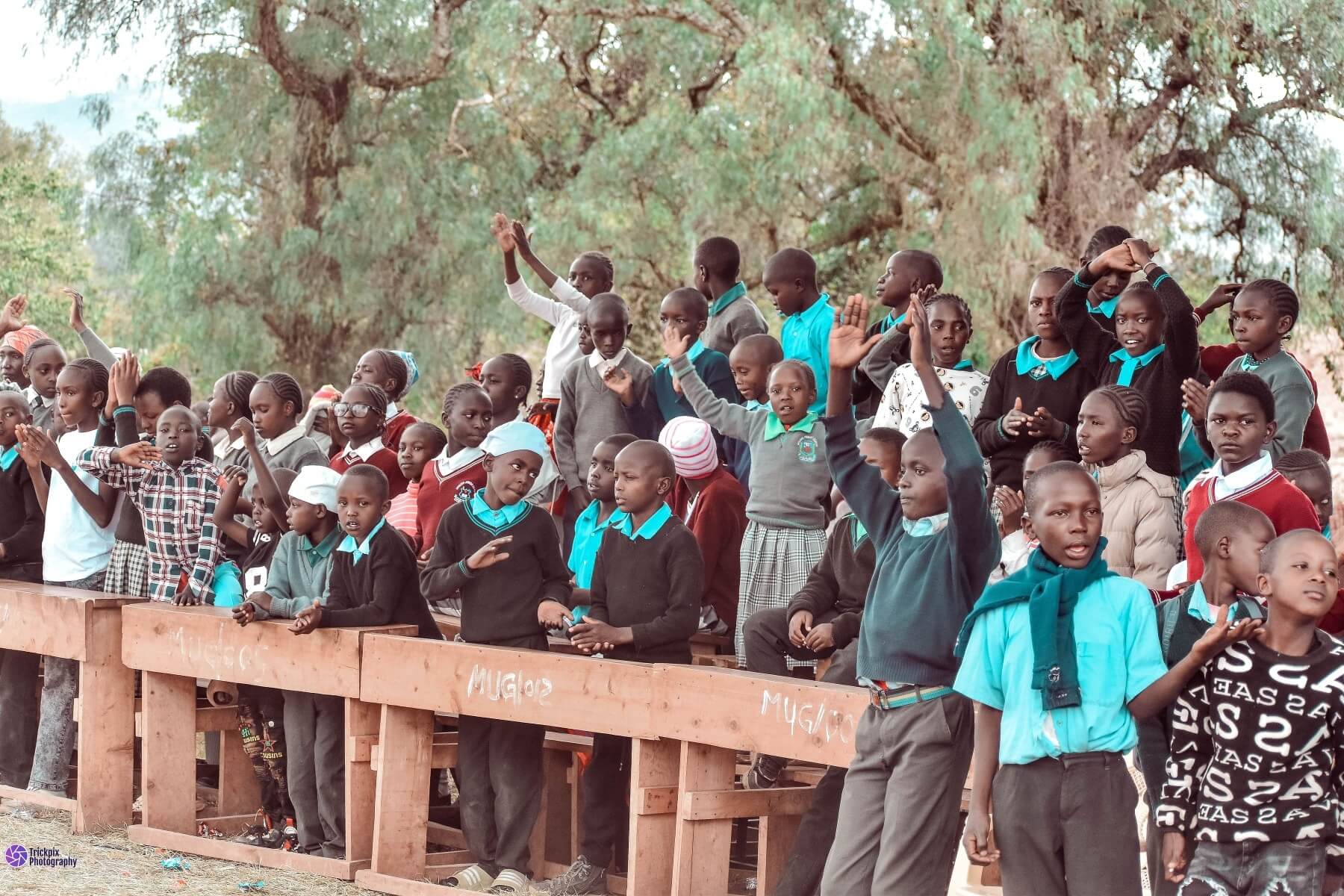 Children supported by Wahome Foundation